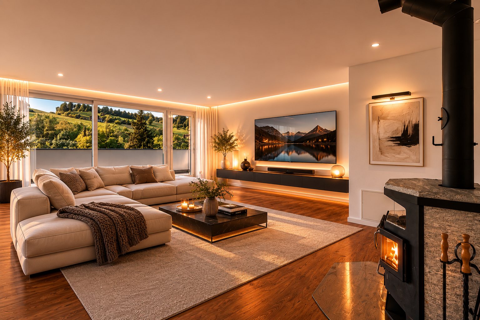 Real estate photography Wohnzimmer